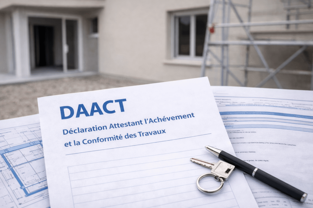 DAACT : comment déclarer la fin de vos travaux sans erreur