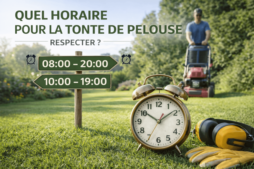 Quel horaire pour la tonte de pelouse respecter ?