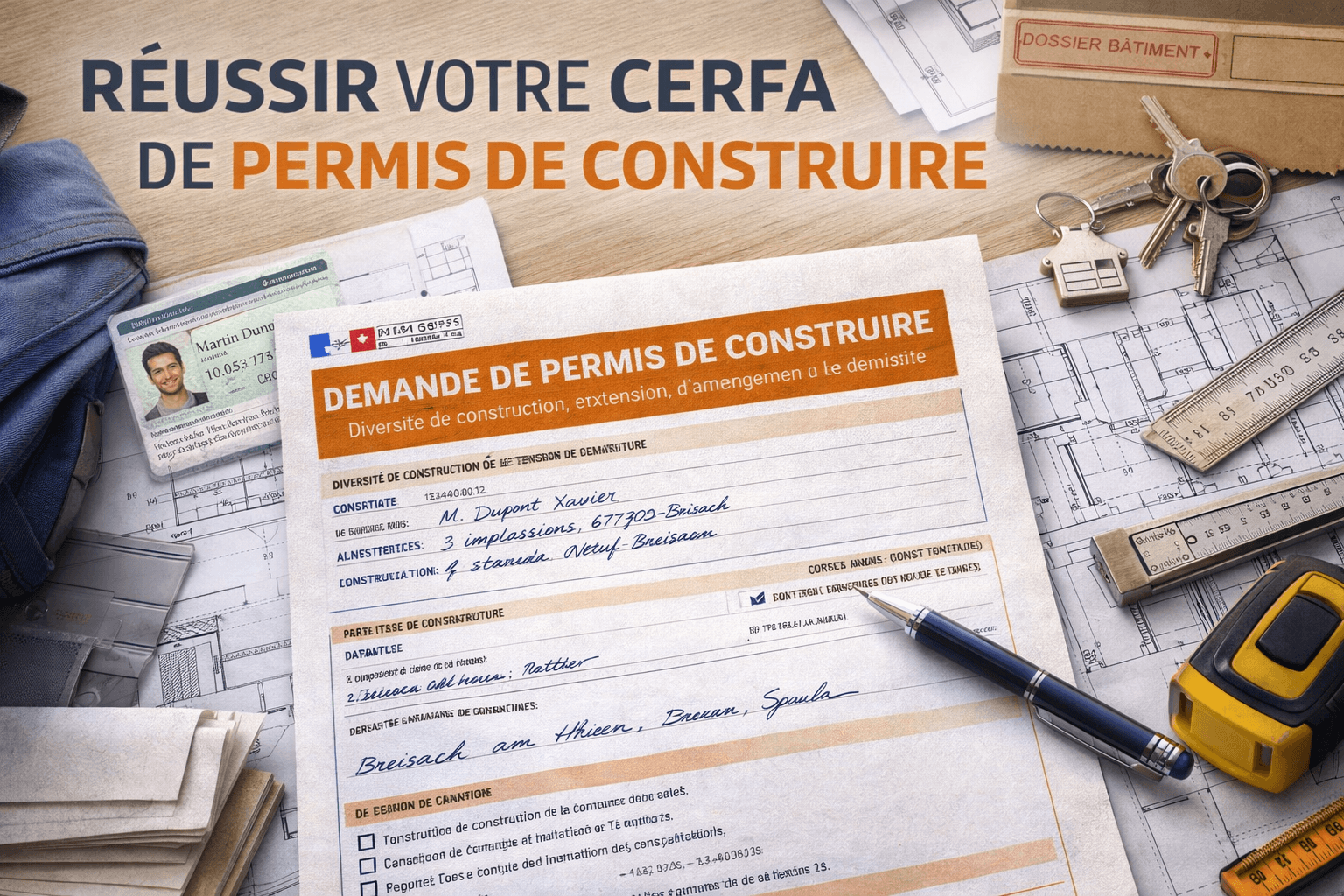 Réussir votre cerfa de permis de construire