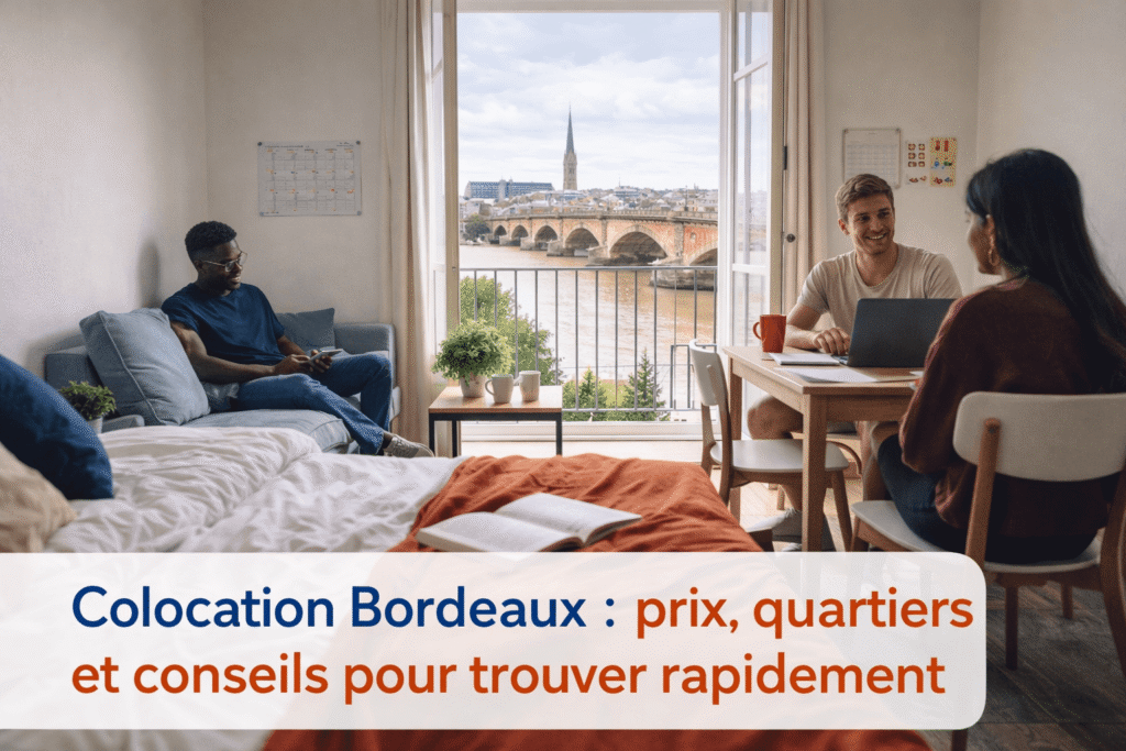Colocation Bordeaux : prix, quartiers et conseils pour trouver rapidement