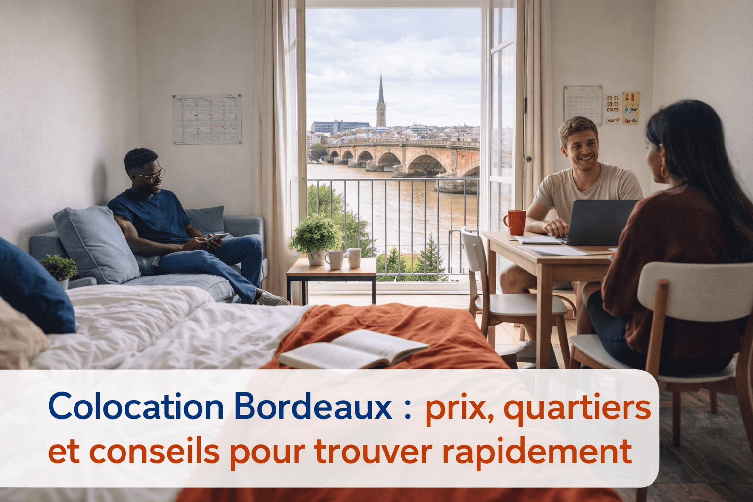 Colocation Bordeaux : prix, quartiers et conseils pour trouver rapidement