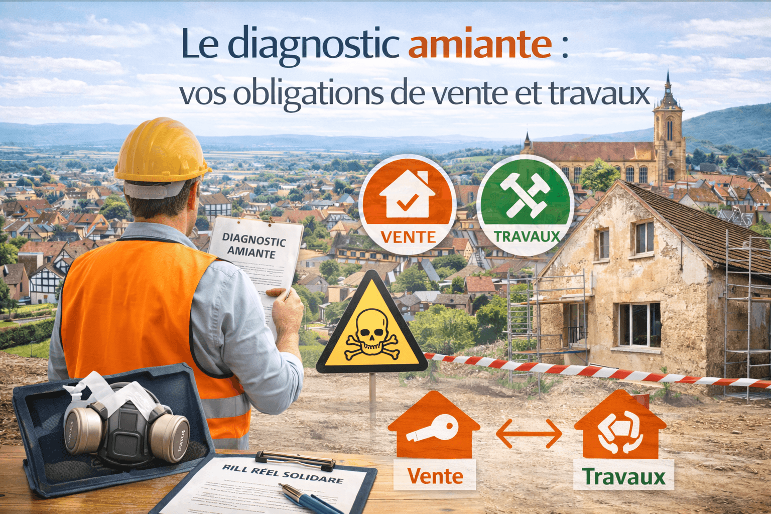 Le diagnostic amiante : vos obligations de vente et travaux