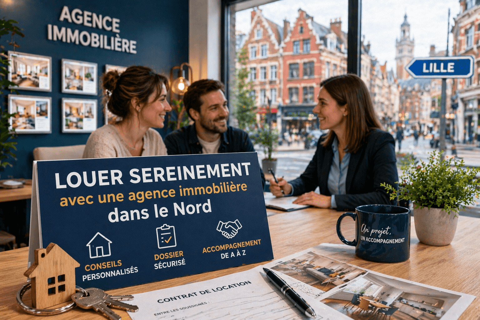 Louer sereinement avec une agence immobilière dans le Nord