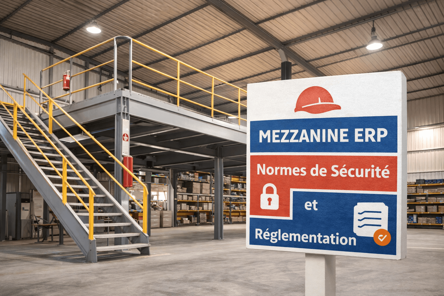 Mezzanine ERP : normes de sécurité et réglementation