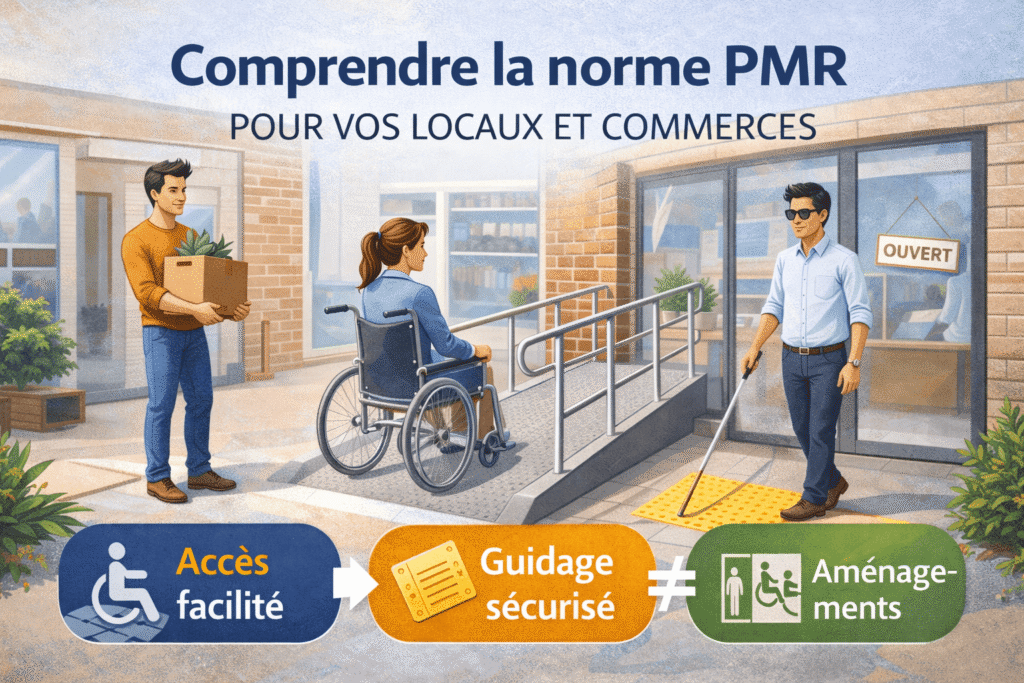 Comprendre la norme PMR pour vos locaux et commerces