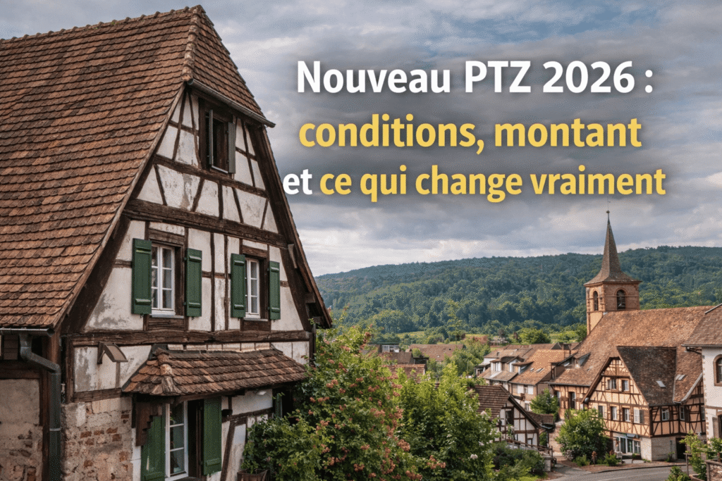 Nouveau PTZ 2026 : conditions, montant et ce qui change vraiment pour votre achat immobilier