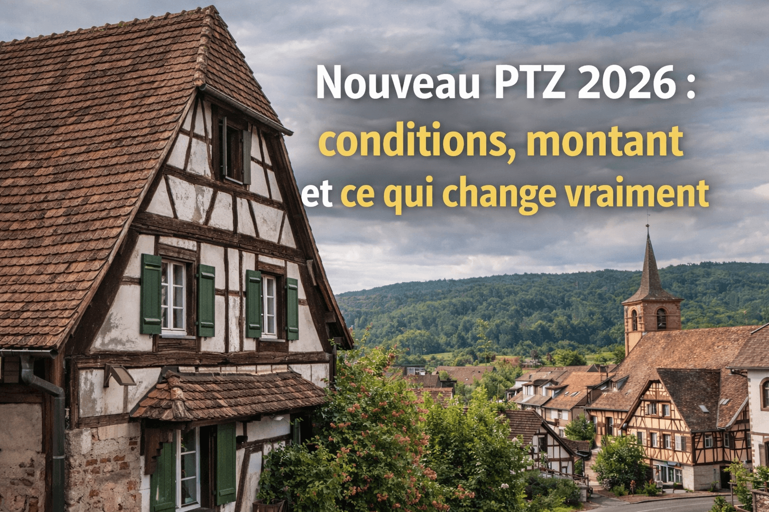 Nouveau PTZ 2026 : conditions, montant et ce qui change vraiment pour votre achat immobilier