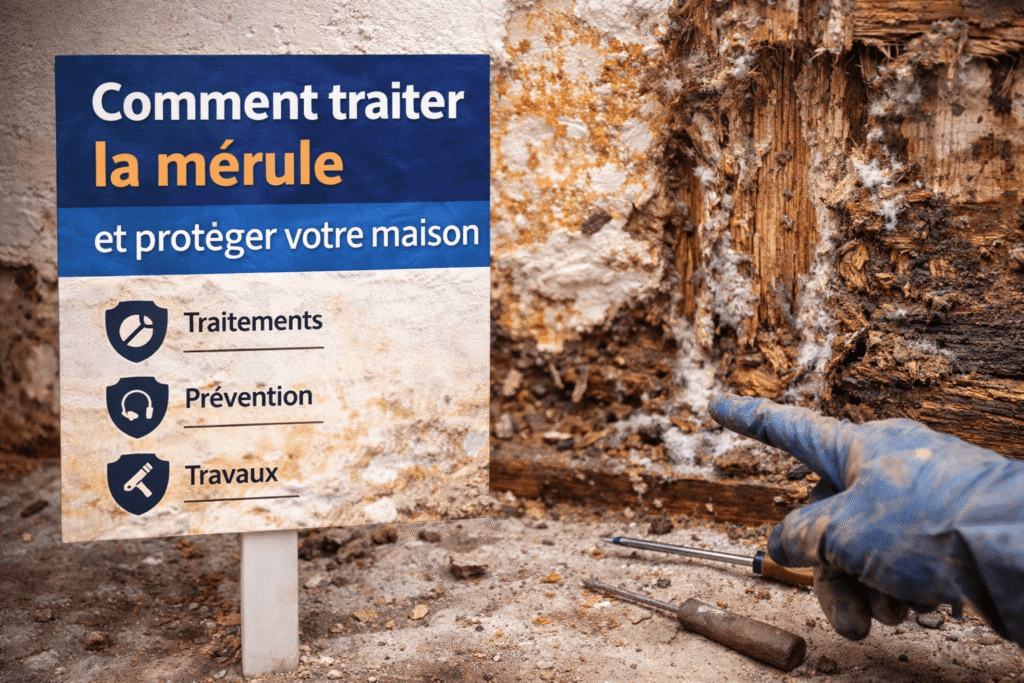 Comment traiter la mérule et protéger votre maison
