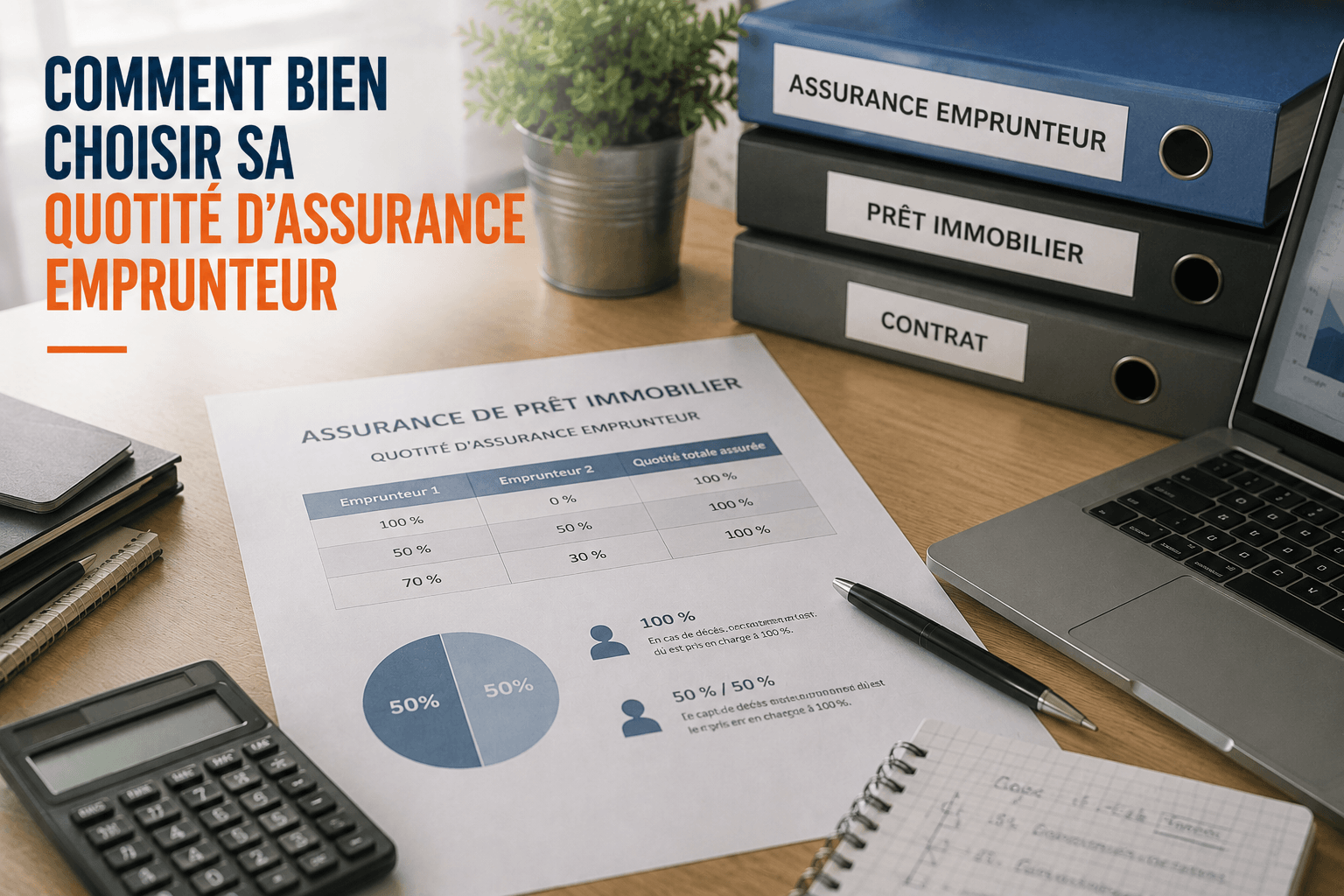 Comment bien choisir sa quotité d'assurance emprunteur