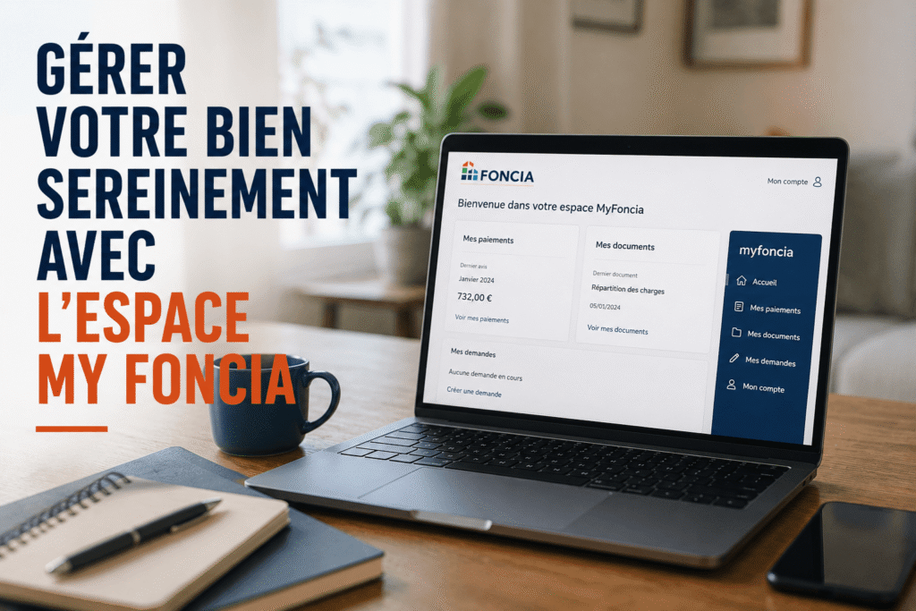 Gérer votre bien sereinement avec l'espace my foncia