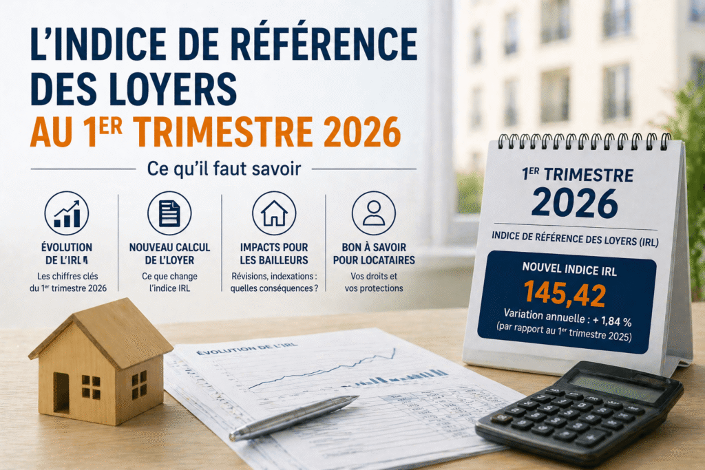 L'indice de référence des loyers au 1er trimestre 2026