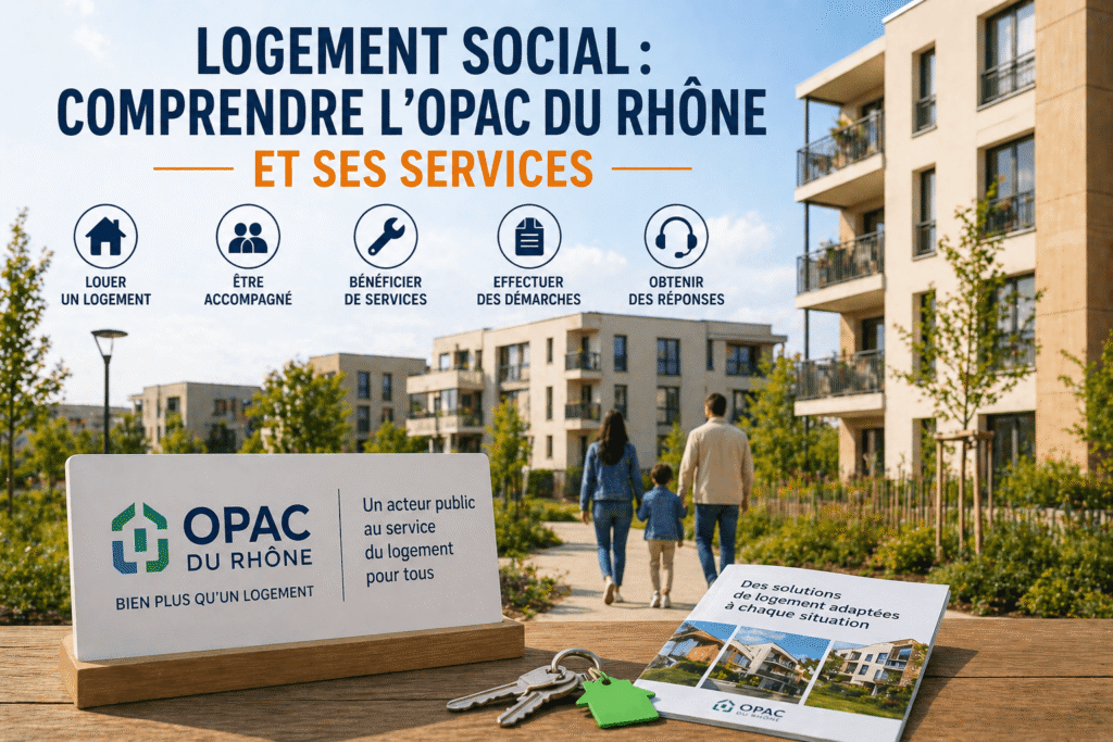 Logement social : comprendre l'Opac du Rhône et ses services