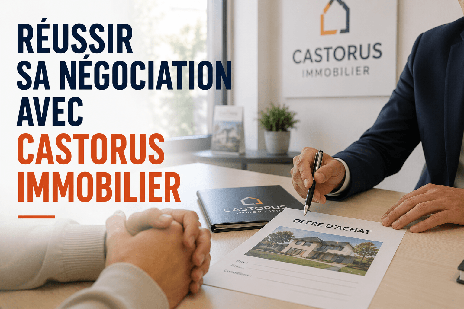Réussir sa négociation avec castorus immobilier