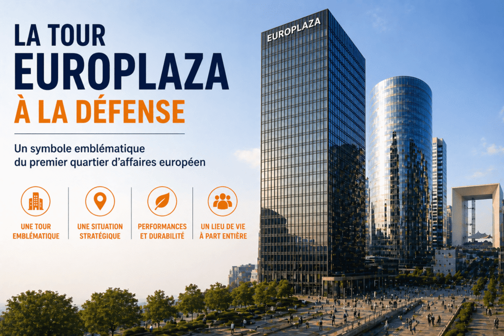 La tour Europlaza à La Défense