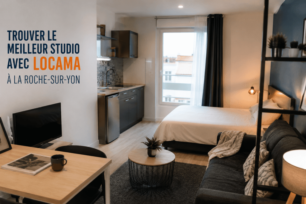 Trouver le meilleur studio avec Locama à La Roche-sur-Yon