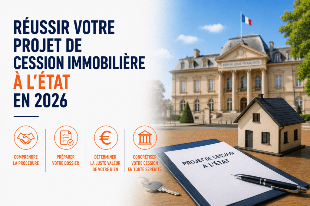 Réussir votre projet de cession immobilier à l'état en 2026