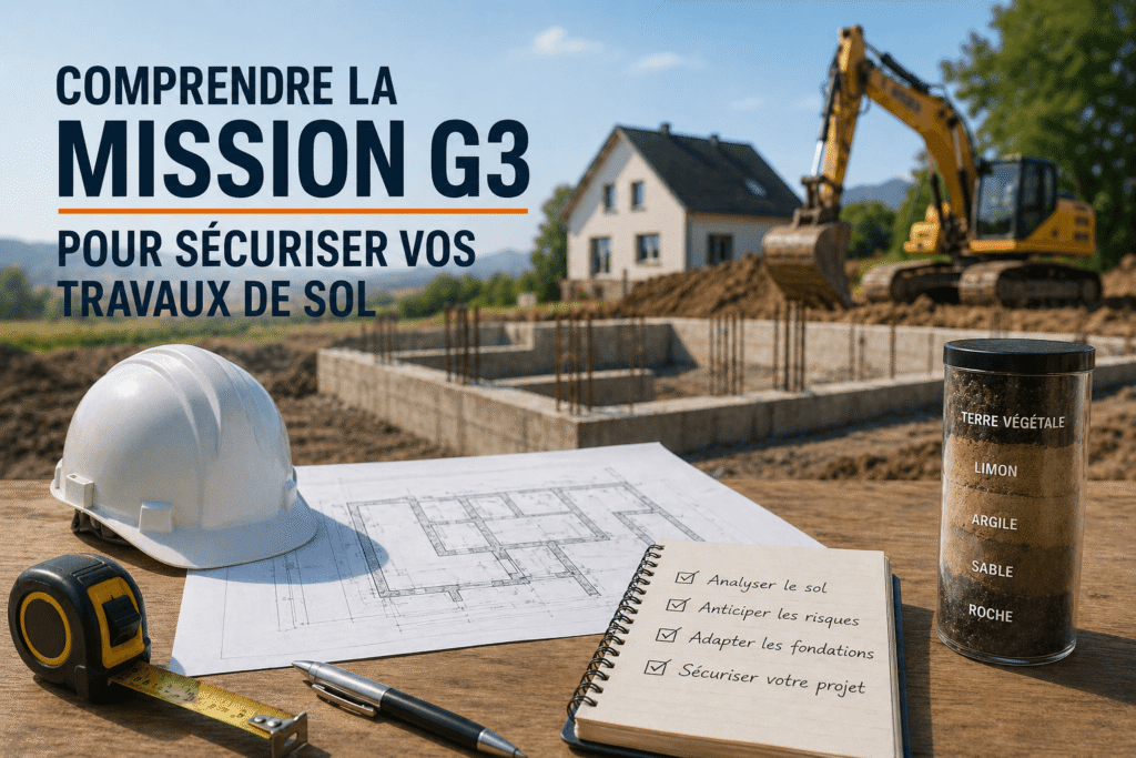 Comprendre la mission G3 pour sécuriser vos travaux de sol