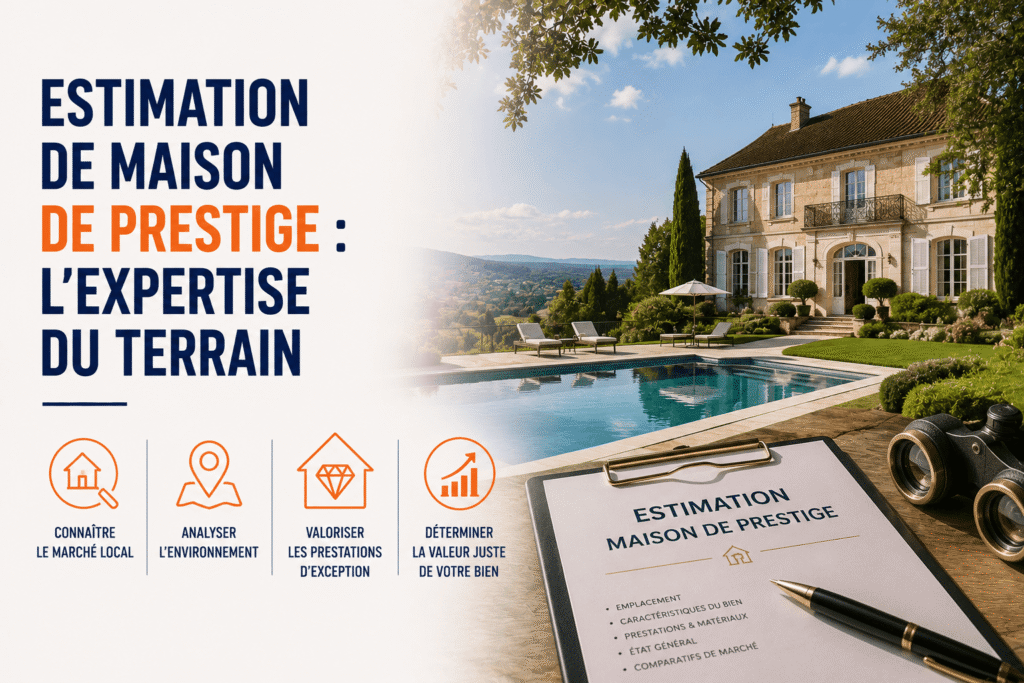 Estimation de maison de prestige : l'expertise du terrain