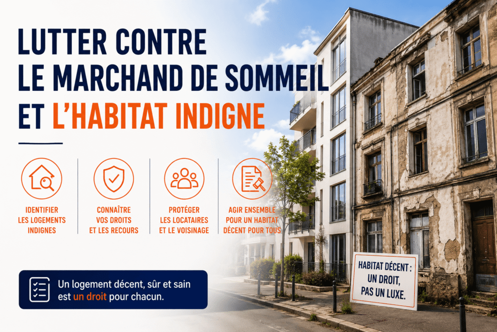 Lutter contre le marchand de sommeil et l'habitat indigne