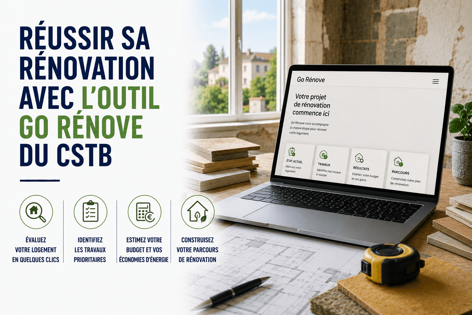 Réussir sa rénovation avec l'outil Go Rénove du CSTB