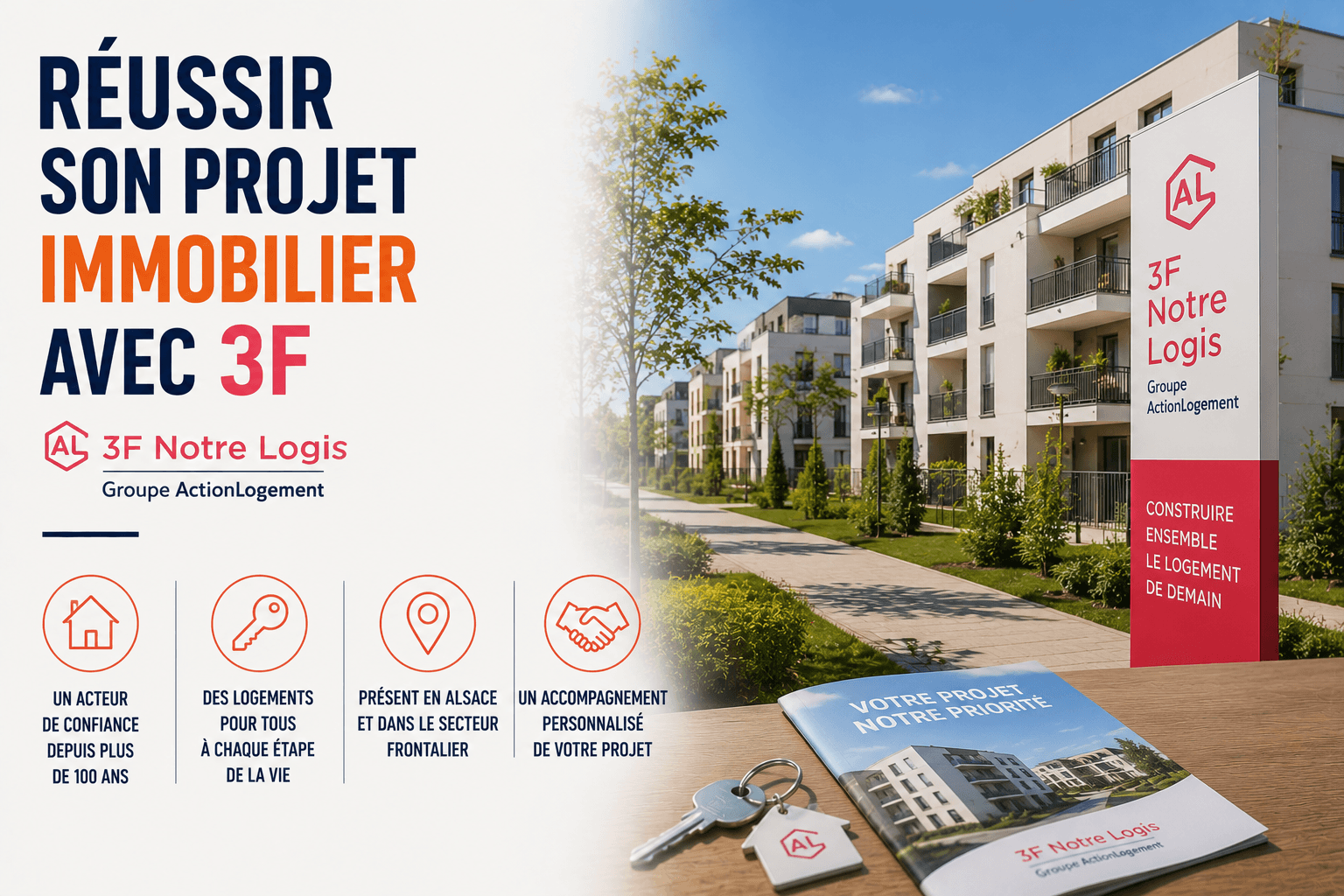 Réussir son projet immobilier avec 3F Notre Logis