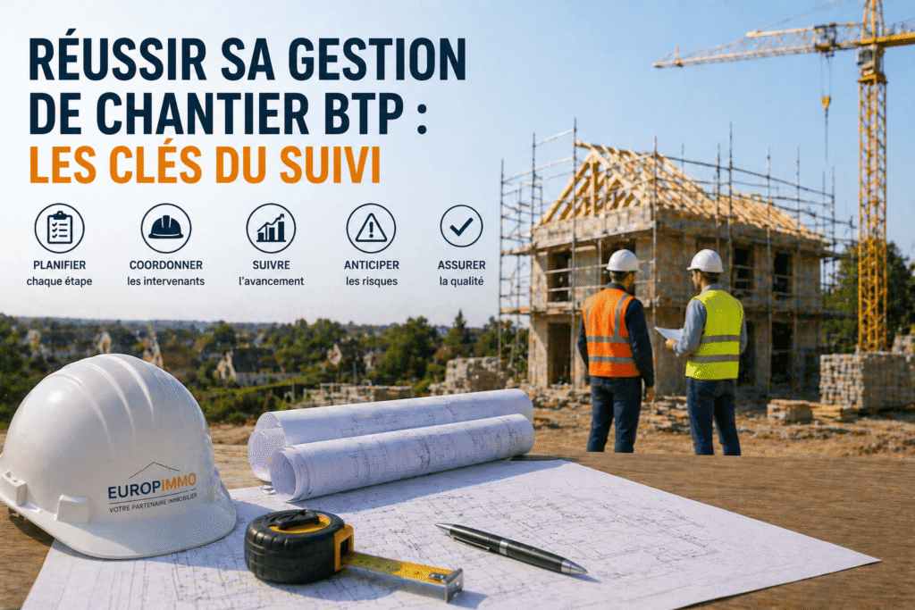 Réussir sa gestion de chantier BTP : les clés du suivi