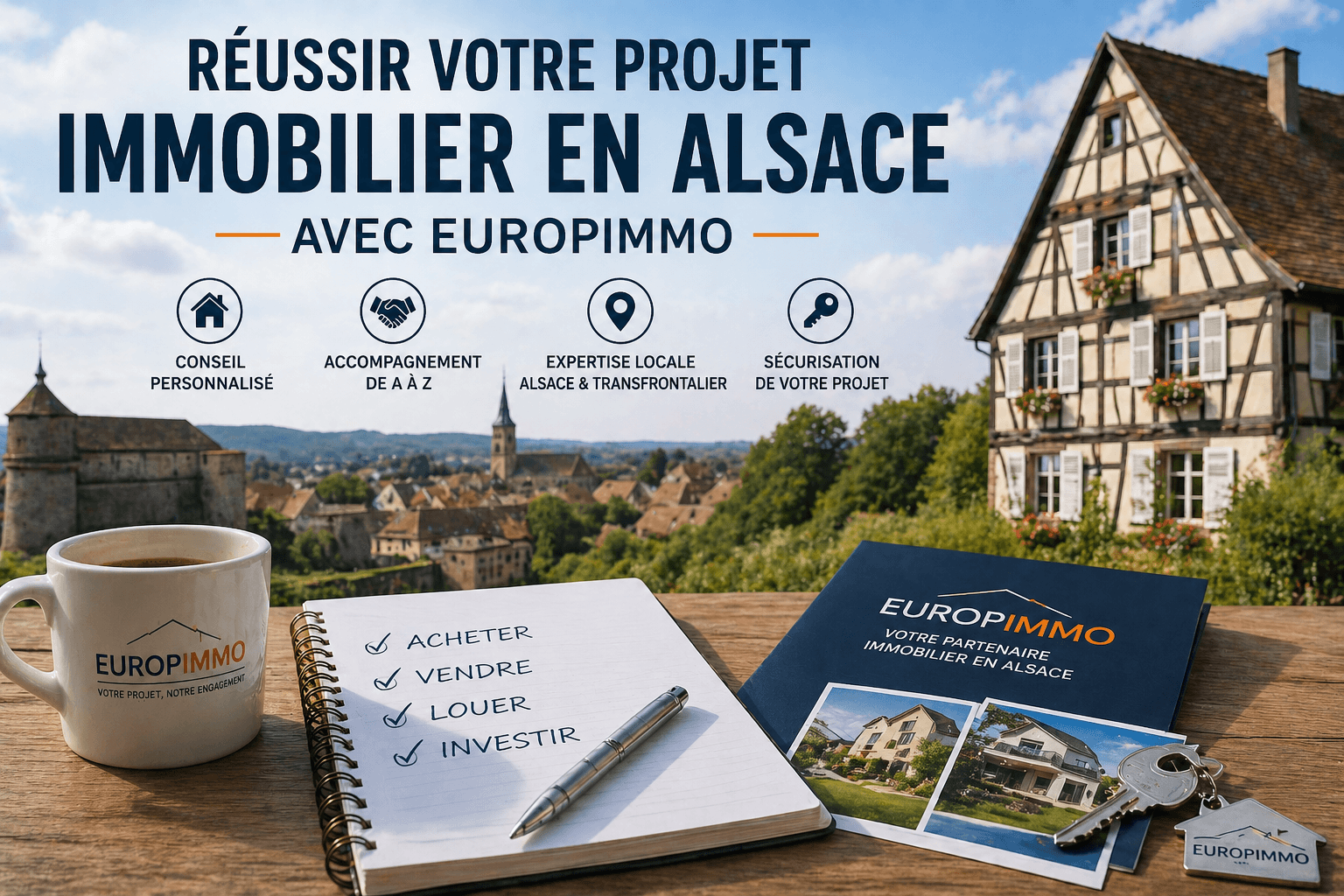 Réussir votre projet immobilier en Alsace avec Europimmo