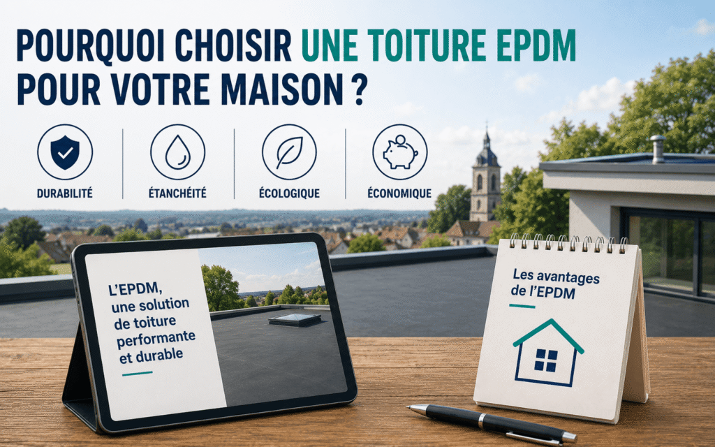 Pourquoi choisir une toiture EPDM pour votre maison