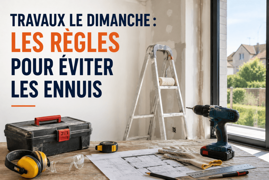 Travaux le dimanche : les règles pour éviter les ennuis