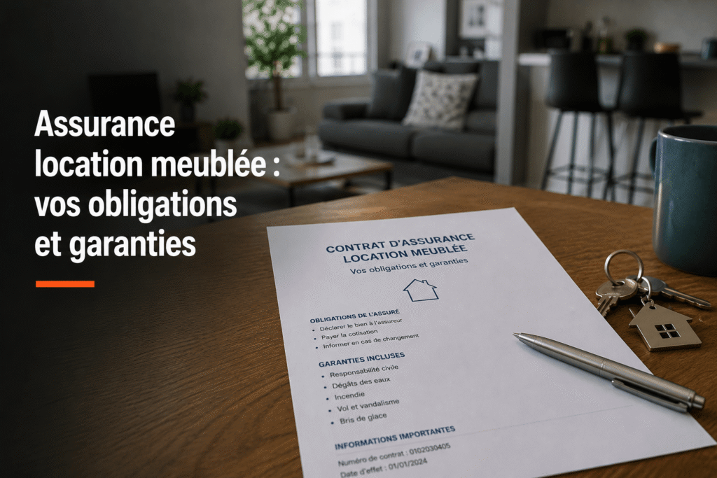 Assurance location meublée : vos obligations et garanties