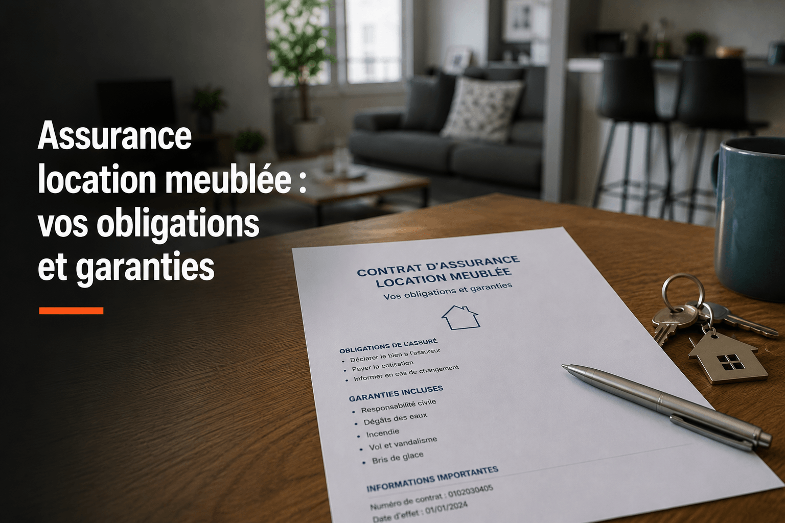 Assurance location meublée : vos obligations et garanties