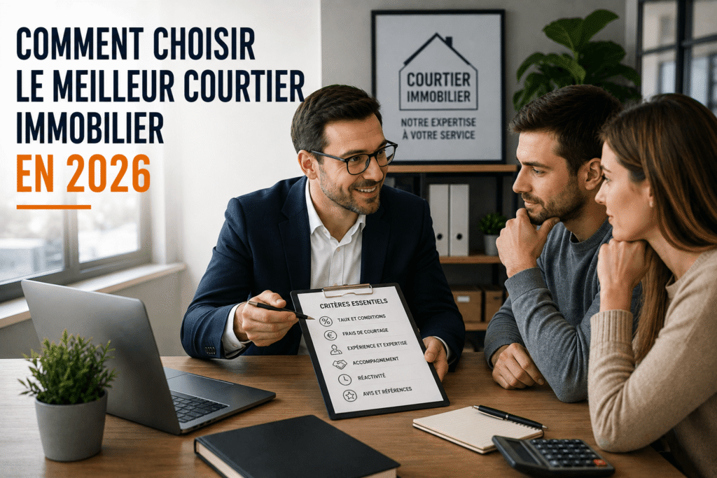 Comment choisir le meilleur courtier immobilier en 2026