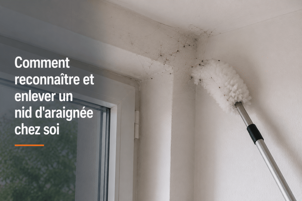 Comment reconnaître et enlever un nid d'araignée chez soi