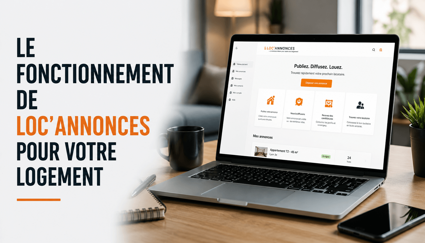 Le fonctionnement de Loc'annonces pour votre logement