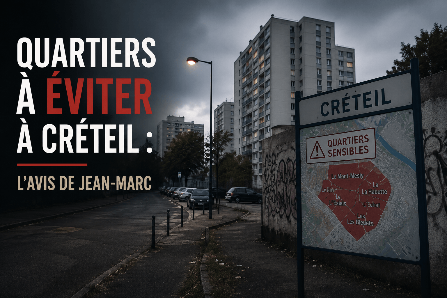 Quartiers à éviter à Créteil : l'avis de Jean-Marc