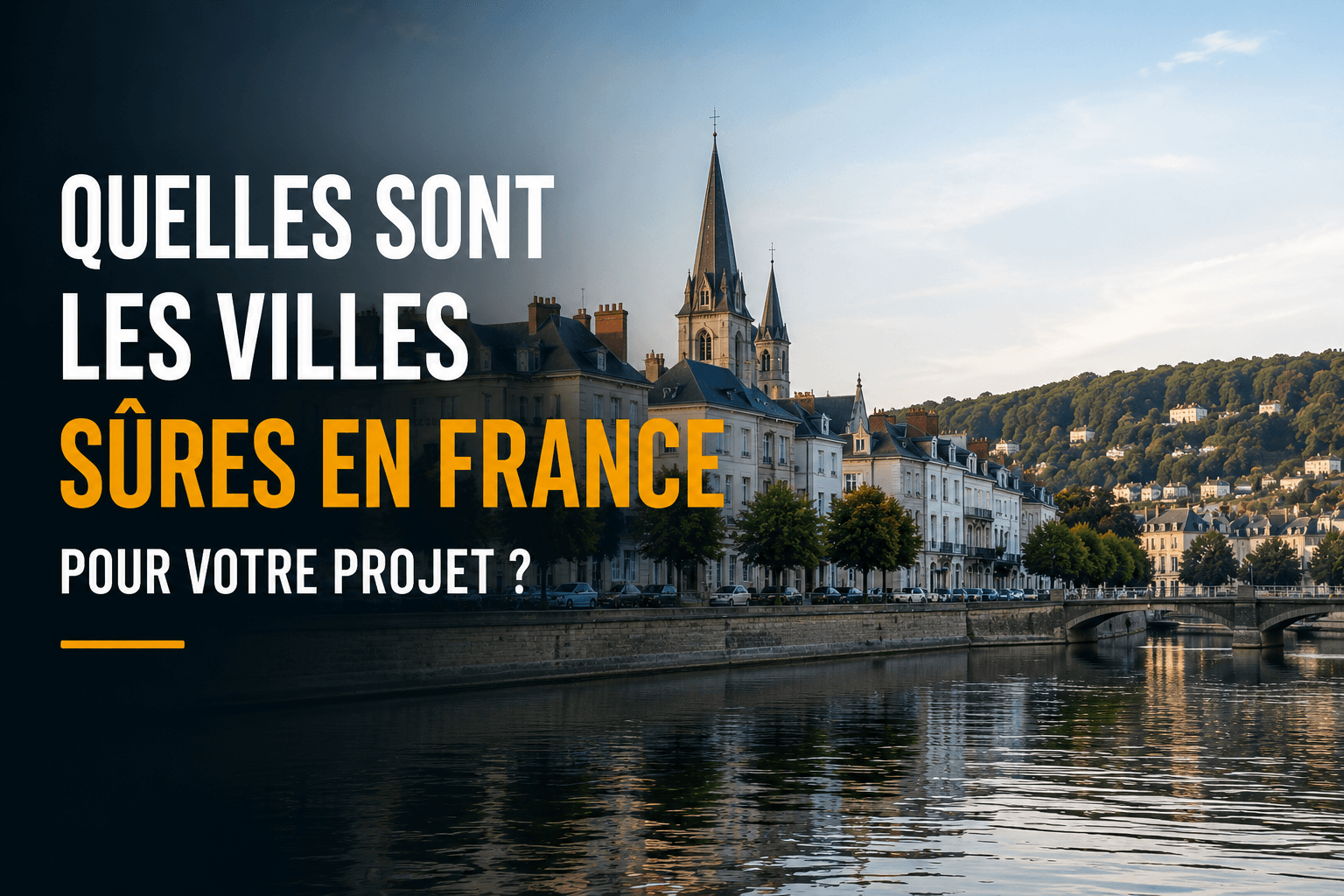 Quelles sont les villes sûres en France pour votre projet ?