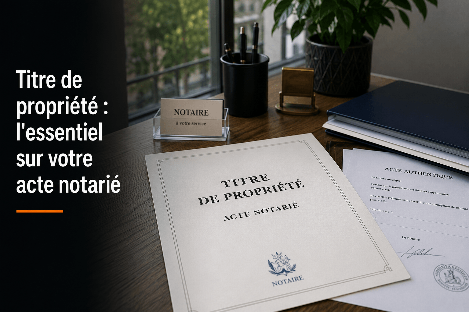 Titre de propriété : l'essentiel sur votre acte notarié