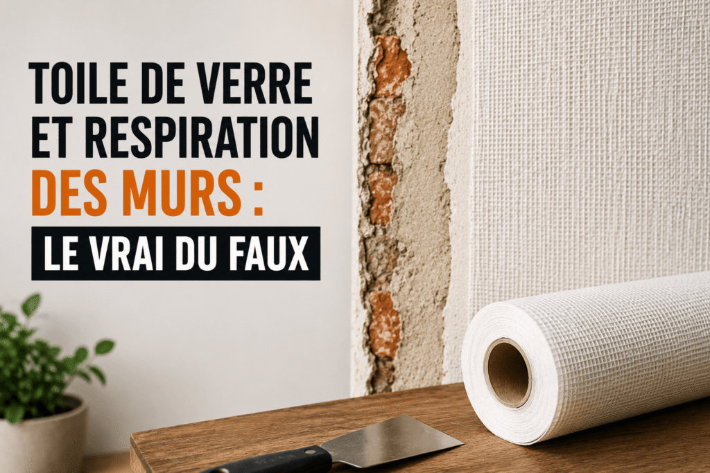 Toile de verre et respiration des murs : le vrai du faux