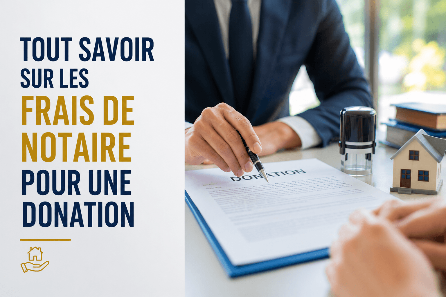 Tout savoir sur les frais de notaire pour une donation