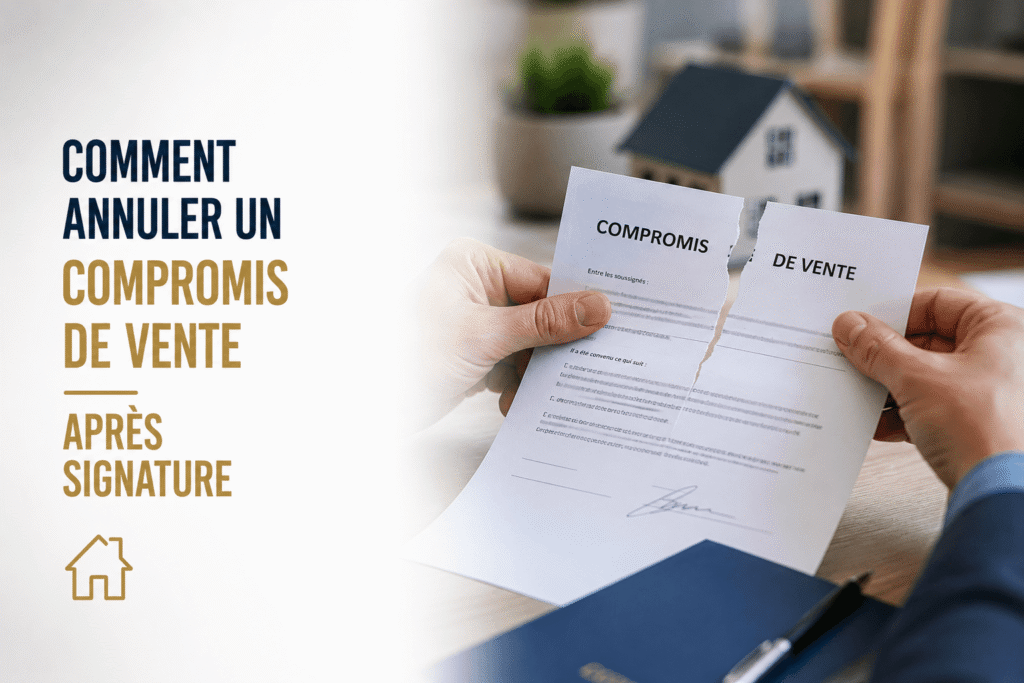 Comment annuler un compromis de vente après signature