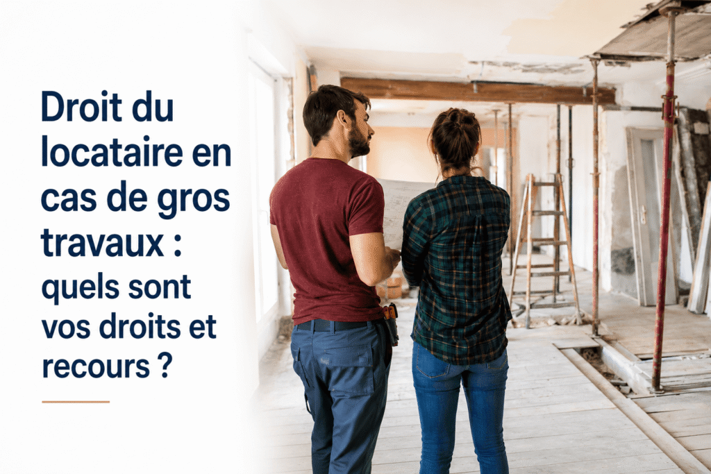 Droit du locataire en cas de gros travaux