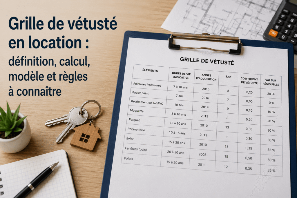 Grille de vétusté en location