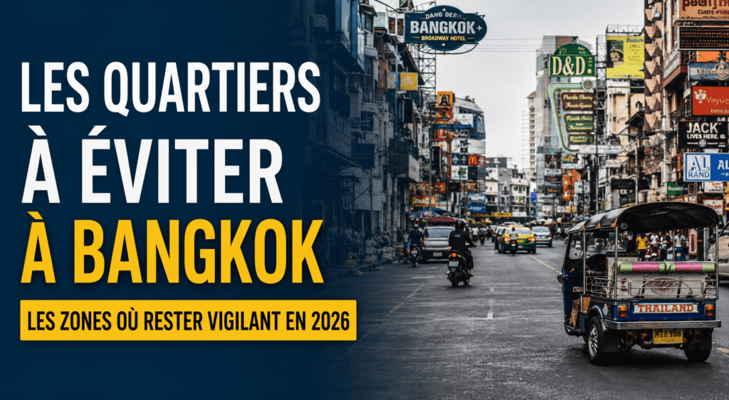 Les quartiers à éviter à Bangkok