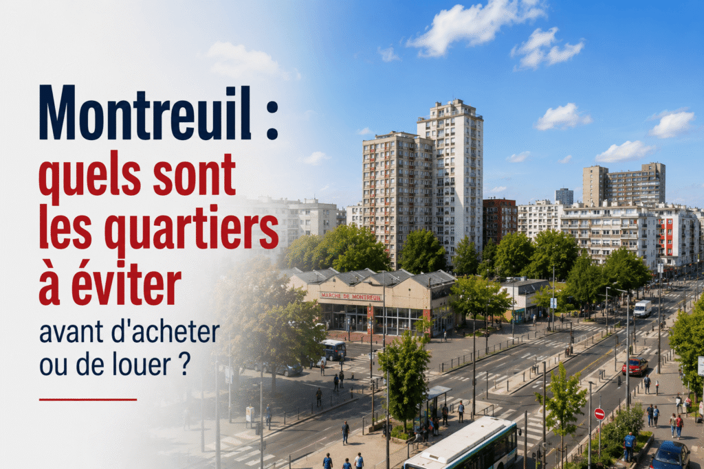 Montreuil : quels sont les quartiers à éviter avant d'acheter ou de louer ?