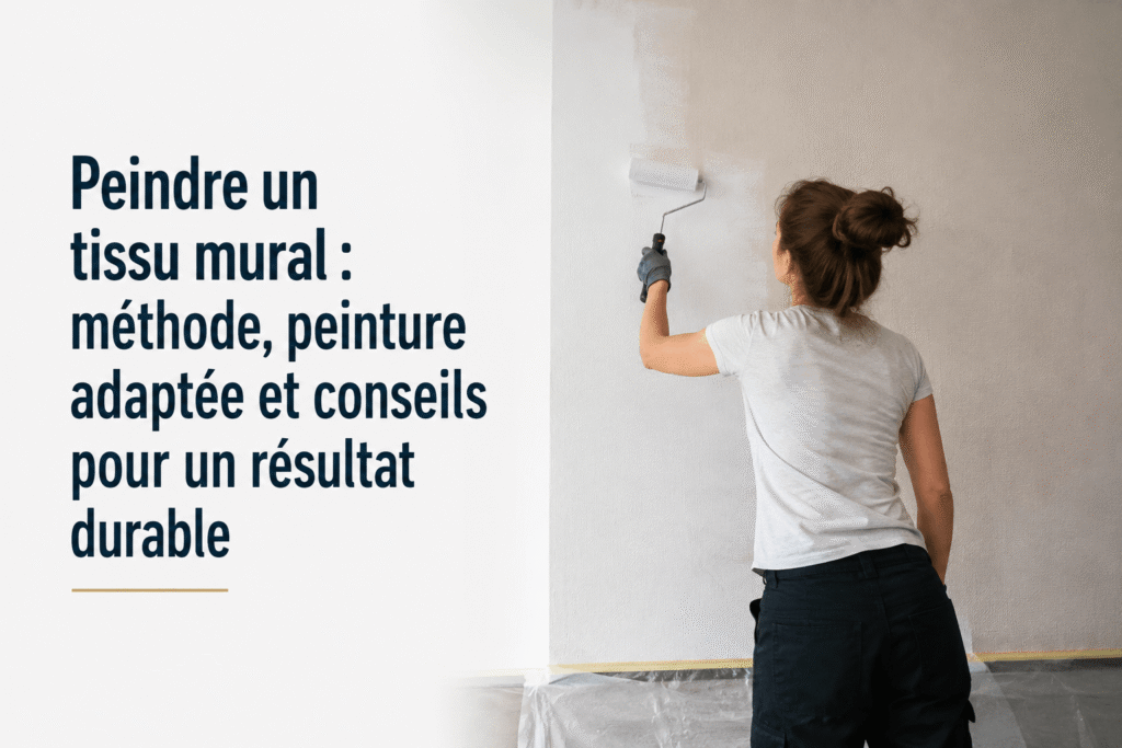 Peindre un tissu mural
