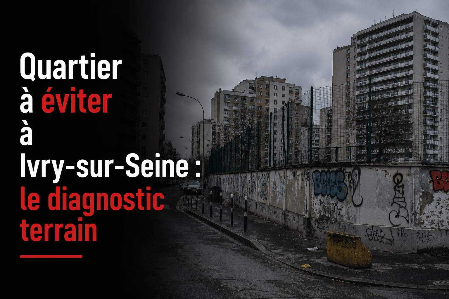 Quartier à éviter à Ivry-sur-Seine : le diagnostic terrain