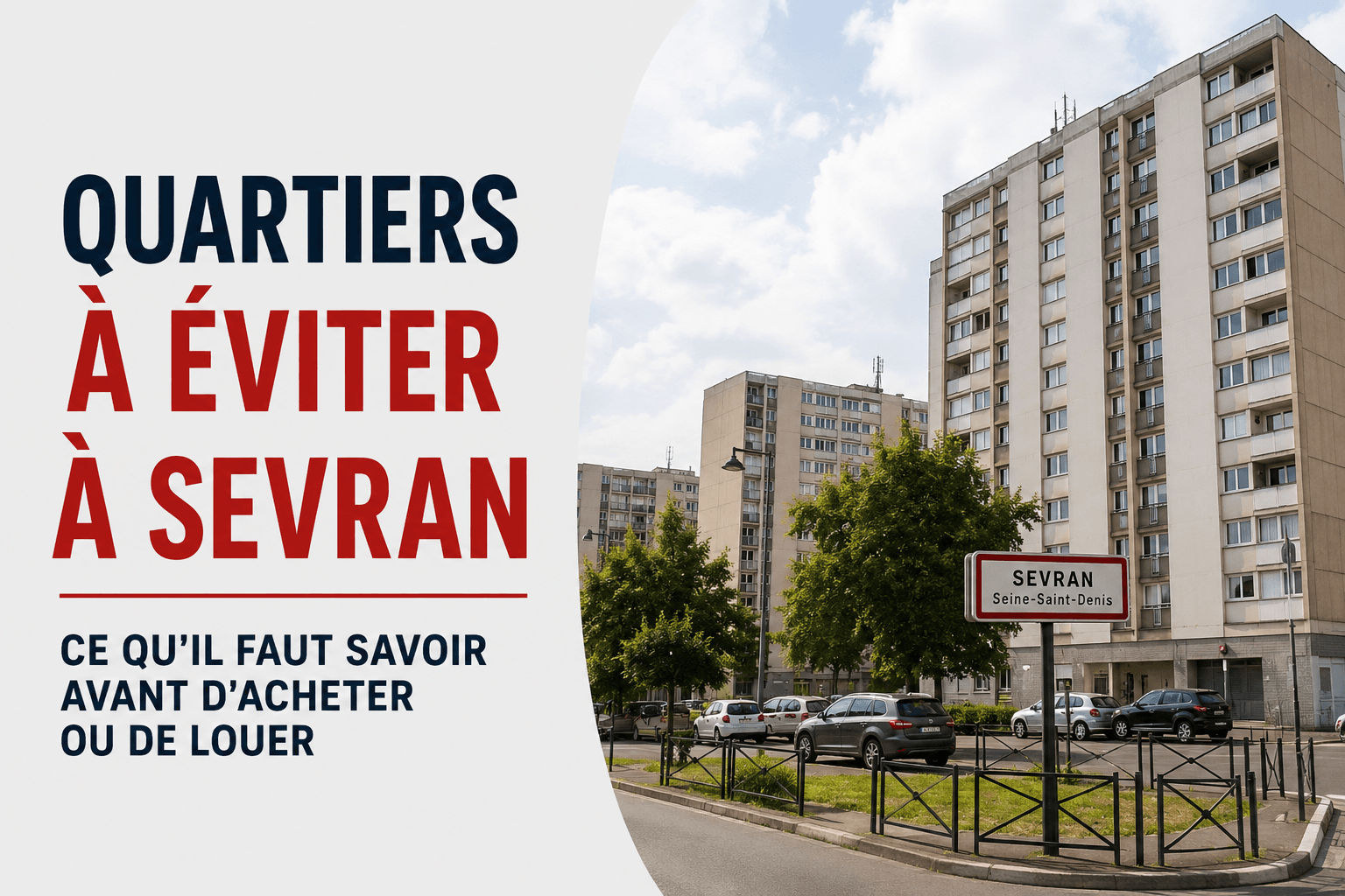 Quartiers à éviter à Sevran